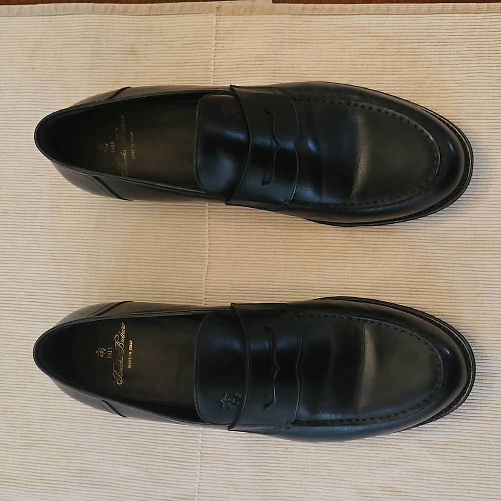 Brooks Brothers Black Men's Loafers Size 13